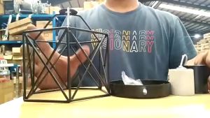 Ceiling Light Retro Simple Wrought Iron Chandelier Black Square Pendant Light for Living Room Corridor Aisle Decorative Lighting