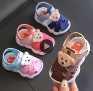 summer explosion soft bottom baby toddler shoes small Baotou non-slip comfortable baby sandals