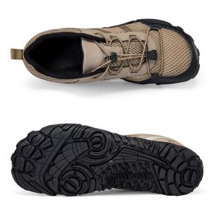 4E Barefoot shoes Men Wide Toe For Women Walking Shoes Diabetes foot swollen shoes Casual Mesh Breathable Waterproof Sneakers Big Size 45 46 47 48