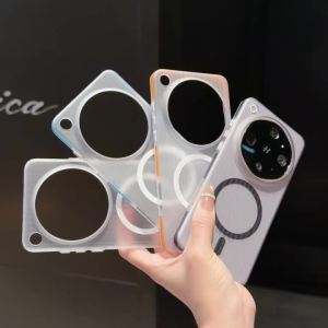 Frosted Corrugated Stripe For Magsafe Phone Case For OPPO Find X9 X8 S Pro Ultra Wireless Charge Magnetic Ice Mist Bumper Cover