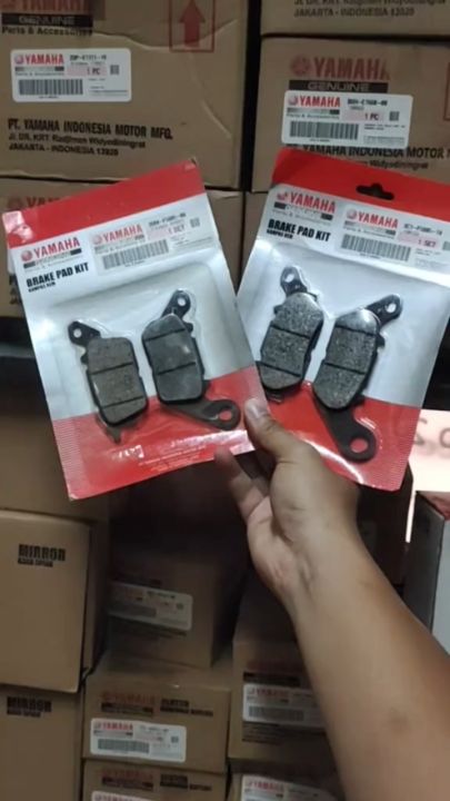 Yamaha BRAKE PAD FRONT AND REAR FOR NMAX V1 V2, MIO i125/MIO-3, HONDA ...