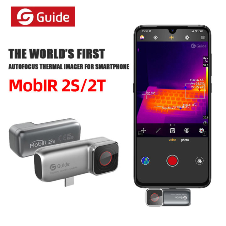 TOPDON TC001 Thermal Imaging Camera Android, 256x192 IR Resolution Thermal Imager 4 F 1022 F Tem Range For Smartphones And Windows 199