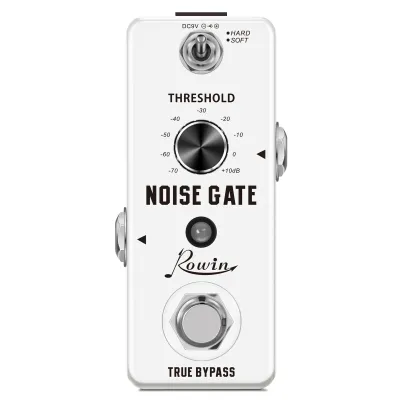 Rowin Guitar Effect Pedal Noise Gate Tuner Comp Delay Chorus Distortion Overdrive Fuzz Flanger Phaser Tremolo DI BOX True Bypass