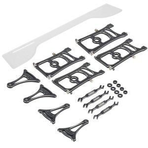 1Set Aluminum Chassis Setup System Measuring Tool With Ruler Wrench for Trxs 1/8 Rally Short Truck 1/7 Electric Off-road Car