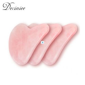 Natural Jade Rose Quartz Gua Sha Stone Board Massage Tool for Face And Body Relaxing And Healing Massage Equipment