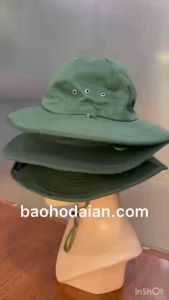 Nón tai bèo bộ đội màu xanh rêu