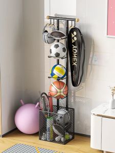 ชั้นวางของสำหรับเก็บรองเท้าบาสเก็ตบอล ฟุตบอล โยคะ อเนกประสงค์ในร่ม ชั้นวางของสำหรับใช้ในบ้าน ชั้นวางของสำหรับเก็บของสปอร์ต