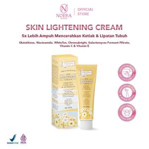 Noera Skin Lightening Cream 15ml | Cream Pemutih Ketiak Pemutih Lipatan | Pemutih Ketiak dalam 14 Hari | Pencerah Ketiak Lipatan Tubuh