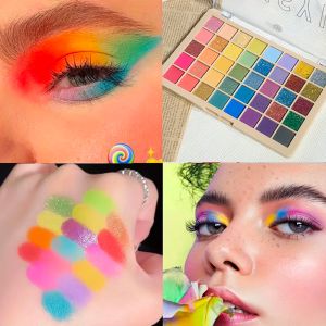 อายแชโดว์ Chameleon 40 สี – Matte Shimmer Glitter กันน้ํา ติดทนนาน Multi-Use ปาร์ตี้ฮาโลวีน ทุกเพศ