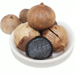 Authentic Shandong Single Head Black Garlic Fermented Multi-Bulb Ready-To-Eat Soup-Making Commercially Roasted Garlic Head