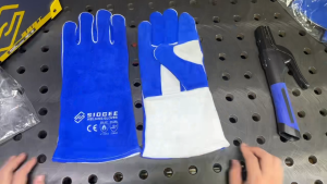 SIOGEE 14″ Original Leather Mig Tig Welding Gloves for High-quality and safe work gloves