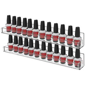 GUANGMANZHI | Wall-mounted Acrylic Clear Narrow Storage Shelf