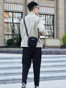 New Fashionable Mens Single Shoulder Crossbody Bag Business Wallet Travel Outdoor Travel Handbag Walking Stylish Bag