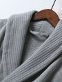 Pure Cotton Hotel Bathrobe Long Women's Style Absorbent Towel Material Couples Robe Sleepwear Adult Size Home Textile. 