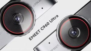 EMEET Webcam 4K UHD 0.2s PDAF Autofocus 60FPS with Light Correction Noise-Reducing Dual Mic Aluminum Alloy C960 Ultra For PC