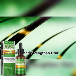 【Specil Discount】Eelhoe Rosemary Essential Oil Anti Hairs Loss Hairs Smooth Nourishes Scalp Promote Hair Growth Blood Circulation Strengthens Hair Prevent Baldness Gentle Hair Care 30ml