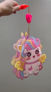 (Hỏa tốc HCM + Kèm 2 pin ) Đèn lồng 2 mảnh giá rẻ 6 mẫu cho bé trung thu 2024