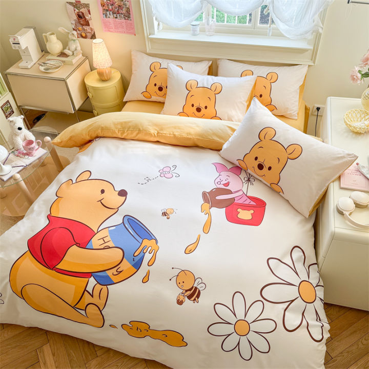 1200TC Cotton Bedding Set Sanrio Series Fitted Bedsheet Sets Kuromi