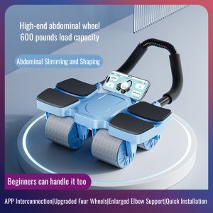 Fitness Wheel App Model Auto Rebound Abdominal Wheel