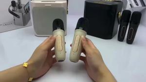Powerful Karaoke Bluetooth Speaker With Microphone Portable Sound Box Music Wireless Subwoofer Machine High Power Caixa De Som