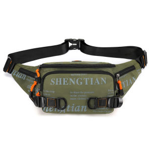 Mens Waterproof Nylon Waist Pack - Lightweight Running Belt Bag for Travel Sports & Outdoor Activities