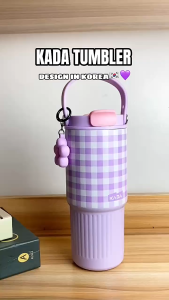 Tumbler Stainless Steel Woman Water Bottle Hot And Cold With Handle&Straw Outdoor And Office