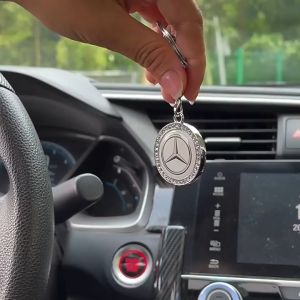 Mặt dây chuyền móc khóa đính đá có logo hãng xe ô tô sang trọng đẳng cấp