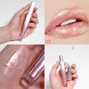 YOUNG VISION  8-Color Metallic Matte Liquid Lip Gloss Waterproof Transfer-Resistant Long-Lasting Shine Cosmetics