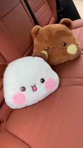 Bubu Dudu Plush Pillow Yier Panda Bear Dolls Lovely Cartoon Stuffed Soft Plushies Car Cushion Sofa Pillows Home Decoration
