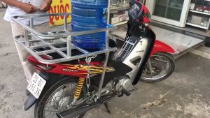Baga giá chở hàng thùng nước suối 18 lít đa năng loại 4 thùng 5 thùng 6 thùng