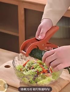 1/2Pcs Kitchen Tools Stainless Steel Vegetable and Fruit Slicer Multi Functional Salad Slicer Gadgets Home Kitchen Accessories