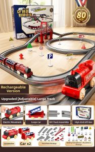 WANJUTEGONGDUI | Educational Adjustable Track Train Toy