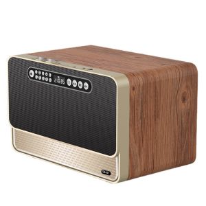 DAOUBO | HiFi High Power Wooden Bluetooth Speaker With Radio