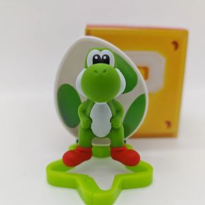 Bandai | In Stock McDonald’s Mario Collaboration Toys Super Mario Galaxy Movie Toys 10 Super Mario Figurines Collectible Model Toy