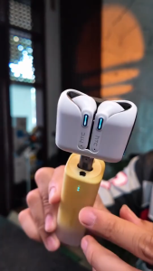 HTC NE49 Bluetooth Gaming Headset Deep bass extremely low latency 45ms 30h total battery ENC microphone