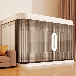 ZHUOLESHI | Foldable Large Capacity Sliding Door Storage Cabinet