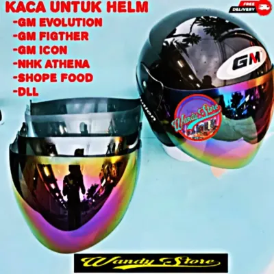 Kaca Helm GM Evolution cocok juga untuk GM Figther dan GM icon DLL bisa COD