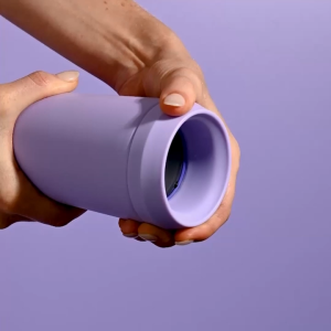 topl® Sip360° To Go Reusable 3-parts Detachable Lid NFC-Chipped Coffee Tumbler in Almond (Stainless Steel Vacuum Insulated)