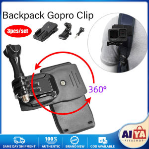 ★Same Day Shipping★ Camera Backpack Shoulder Strap Mount Swivel Quick Clip Holder with Thumb Screw for GoPro Action Camera HSQ-Backpack-Gopro-Clip