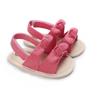 Kids Newborn Baby Boys Fashion Summer Soft Crib Shoes First Walker Anti Slip Sandals Shoe Soft 0-18 Months
