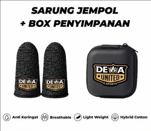 SARUNG JEMPOL GAMING ANTI KERINGAT DAN SUPER RESPONSIF - SARUNG JEMPOL DAN BOX PENYIMPANAN