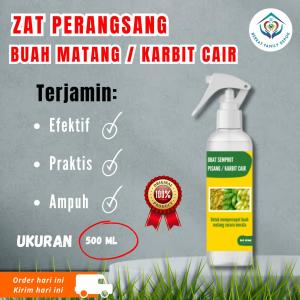 Spray pematang buah pisang.mangga.nagka dll / buah (500ml)obat semprot membantu buah cepat matang.karbit cair spray paling praktis