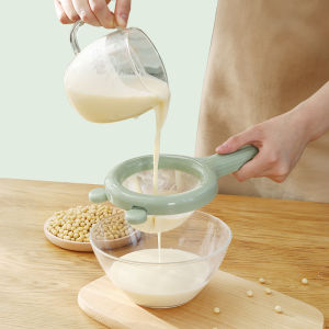 Ultra-fine Filter Net Kitchen Strainer for Baby Juicer Sieve Separator Nylon Material Plastic Handle Durable Cooking Tool