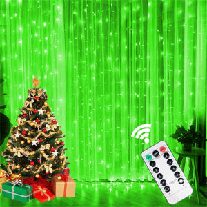 Ngày Lễ Tình Nhân Dây Đèn LED Rèm Có Nguồn Điện USB Với Điều Khiển Từ Xa Cho Đám Cưới Giáng Sinh Phòng Ngủ Trang Trí Nhà Cửa Chiếu Sáng Lễ Hội