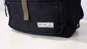 ATVA Tas Ransel Pria Daily Backpack Laptop 14 inch Tas Sekolah Kuliah Cello Series Olive Black