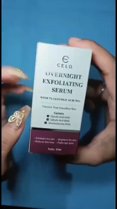 [ READY STOCK ] CELO EXFOLIATING SERUM 15ml WITH AHA AND BHA  BPOM || CELOVE BEAUTY
