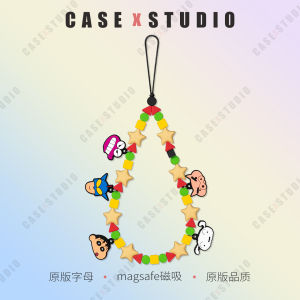 Dynamic Superhero White Mobile Phone Lanyard Anti-Loss Multifunctional Mobile Chain Cartoon Style Non-Licensed Product