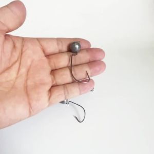 LAKBAT Heavy Duty Jig Head Hook 3.5g 5g 7g 10g 14g Sharp Barbed Offset Worm Fishhook Soft Lure Crank Assist Pesca Fishing Tackle