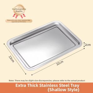 BAICHANG | Multifunctional Stainless Steel Tray 304