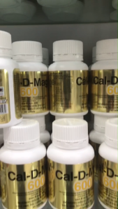 CAL-D-MAG 600 mg.GIFFARINE  Increase height and strong bones แคลเซียมกิฟฟารีน 60 เม็ด
